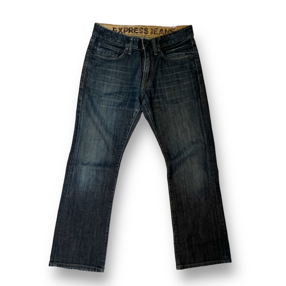 Like new - EXPRESS men’s jeans, 30x30 slim with stretch